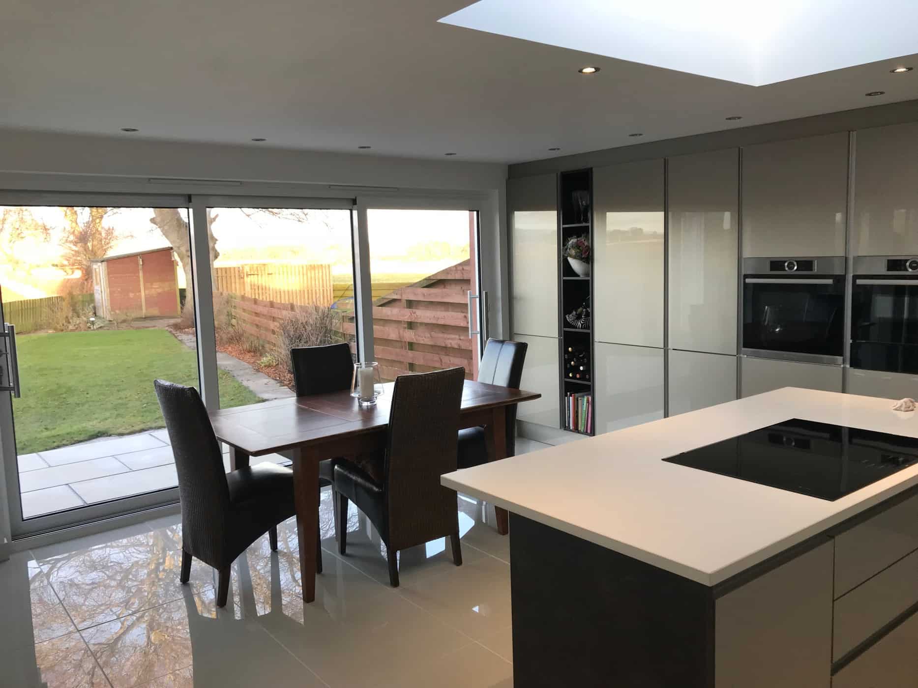 Kitchen extension and garden