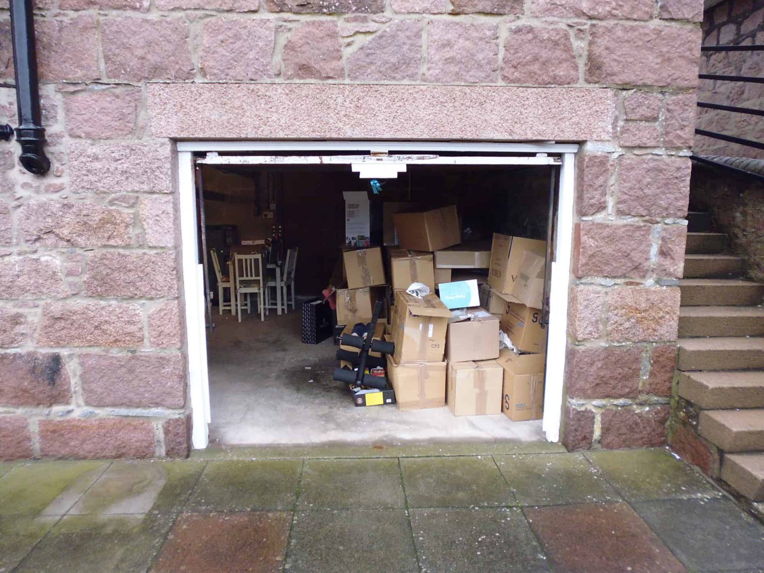 Garage before conversion