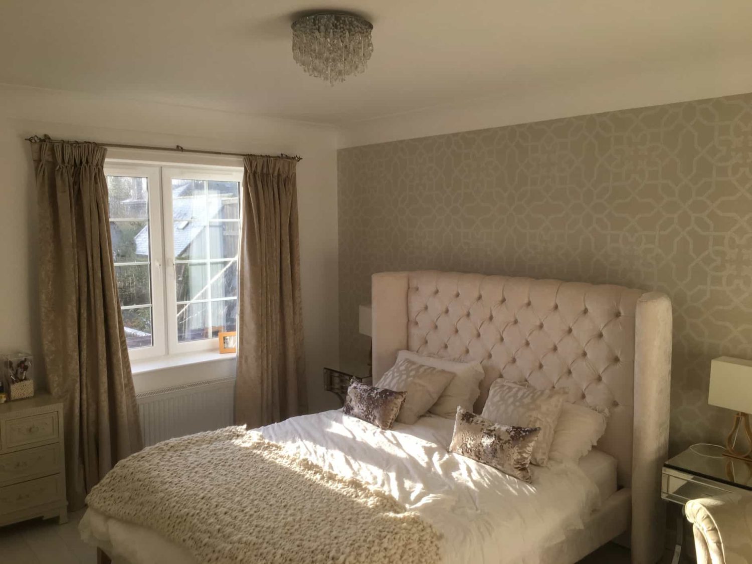 Basement bedroom