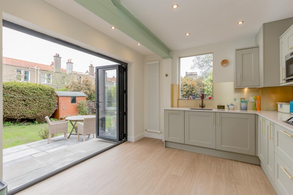 Garden-facing kitchen