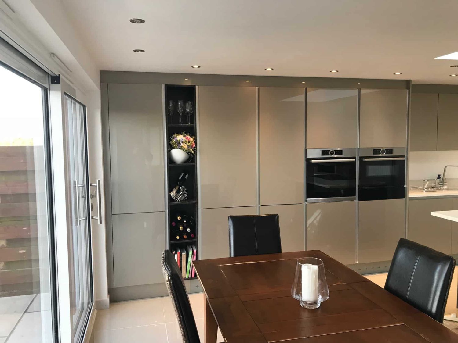 Kitchen and dining area
